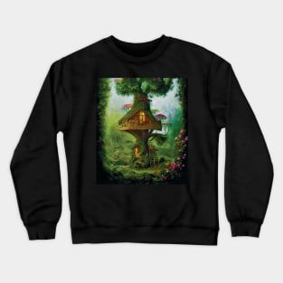 Fairy Tree House Crewneck Sweatshirt